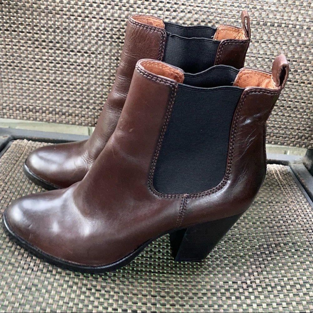 Frye brown leather boots